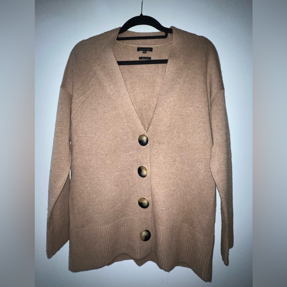 Massimo Dutti Women Long button-up cardigan